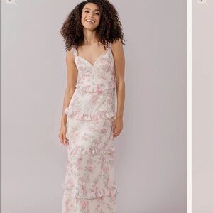 Size 14 Revelry floral Bridesmaids dress NWT